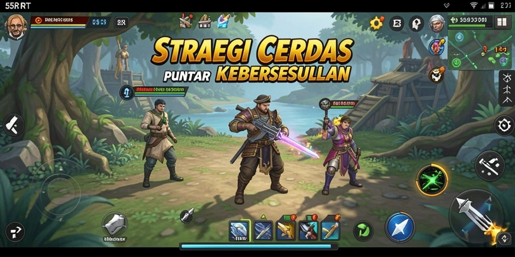 Gameplay strategis yang seru dan menantang di 55RT.