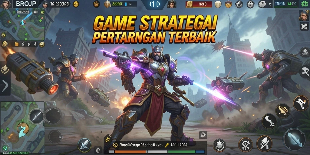Tampilan gameplay BROJP yang menarik dengan pertarungan epik.