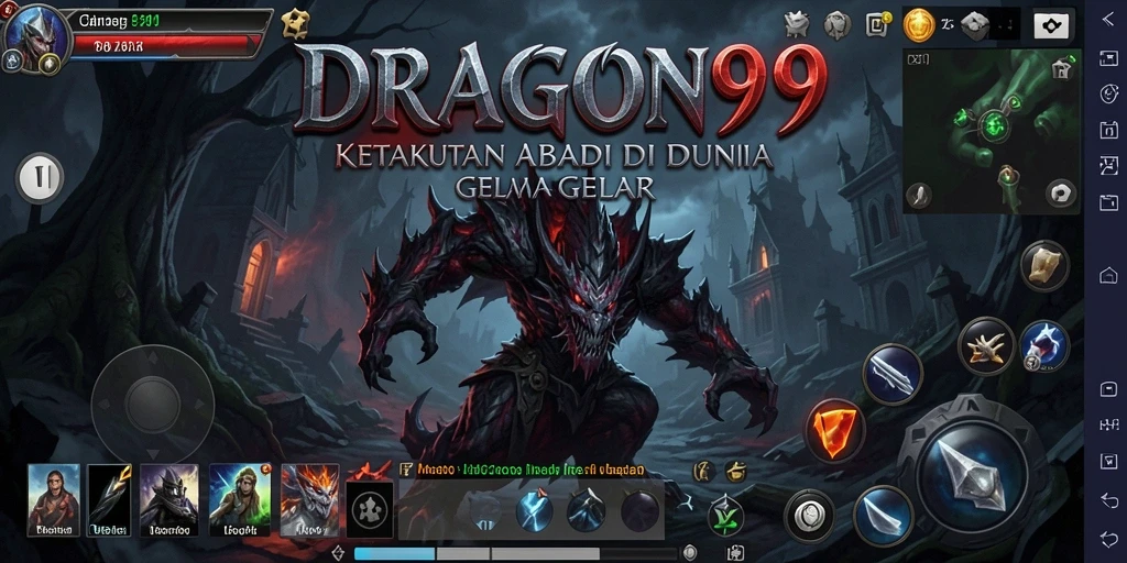 Gameplay menegangkan di dunia gelap dan Horror.