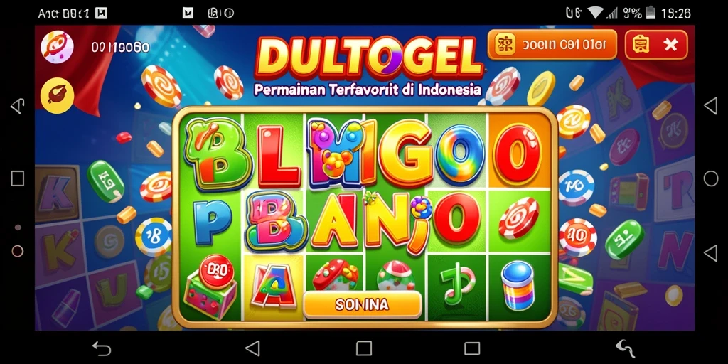 Tampilan gameplay Bingo yang menghibur dan interaktif dari DULTOGEL.