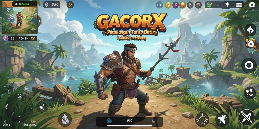 Gameplay GACORX yang mendebarkan di dunia terbuka.