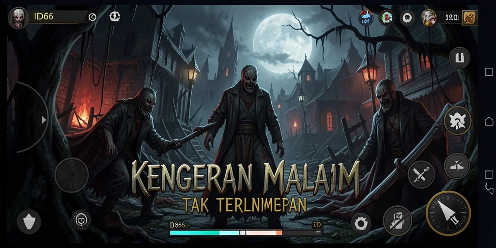 Screenshot menampilkan momen mencekam dalam gameplay ID66.