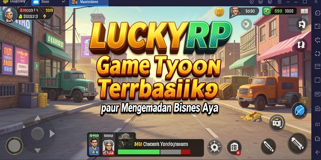Gameplay menarik dari LUCKYRP yang menunjukkan pengelolaan bisnis Tycoon.