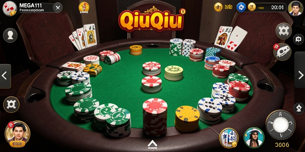 Gameplay QiuQiu yang menarik dan seru di MEGA111.