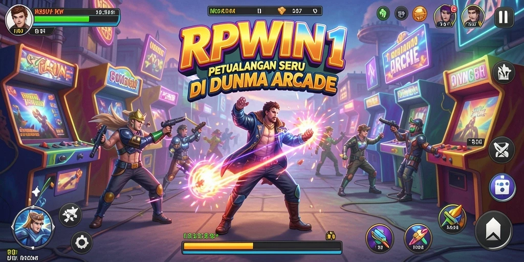 Screenshot gameplay RPWIN1 menampilkan aksi seru penuh warna.