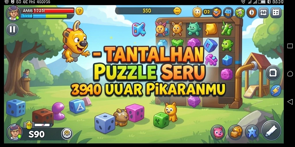 Screenshot S80 menampilkan gameplay seru dan menantang dalam menyelesaikan puzzle.